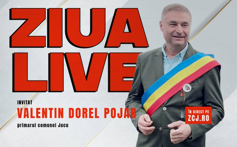 Valentin-Dorel Pojar, primarul comunei Jucu, invitat la ZIUA LIVE