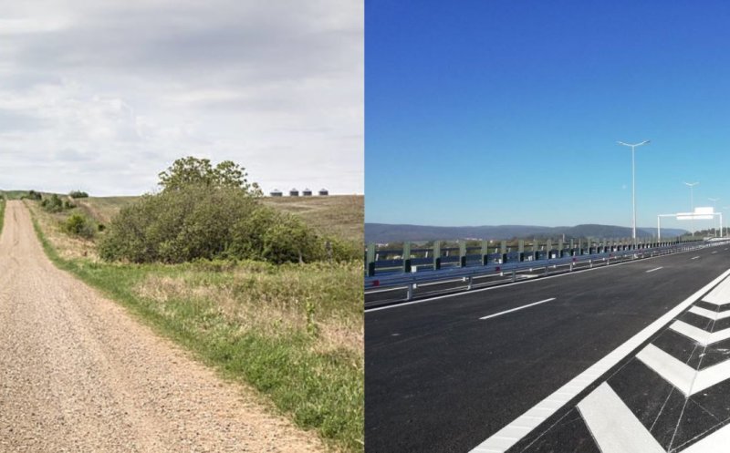 România pe drumuri: Kilometri de drumuri pietruite şi de pământ vs autostrăzi și drumuri expres