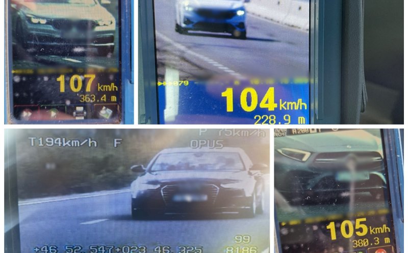 Inconștiență si teribilism la volan. Șoferi băuți sau cu viteză mare, depistați pe șoselele din Cluj