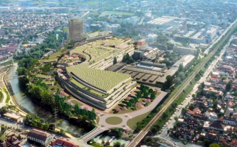 Parc în locul betoanelor. Iulius Carbochim: ''Contribuim la crearea unui parc de 14 ha prin care curge Someșul"/ Cum va fi gestionat traficul și ce beneficii economice aduce proiectul pentru Cluj