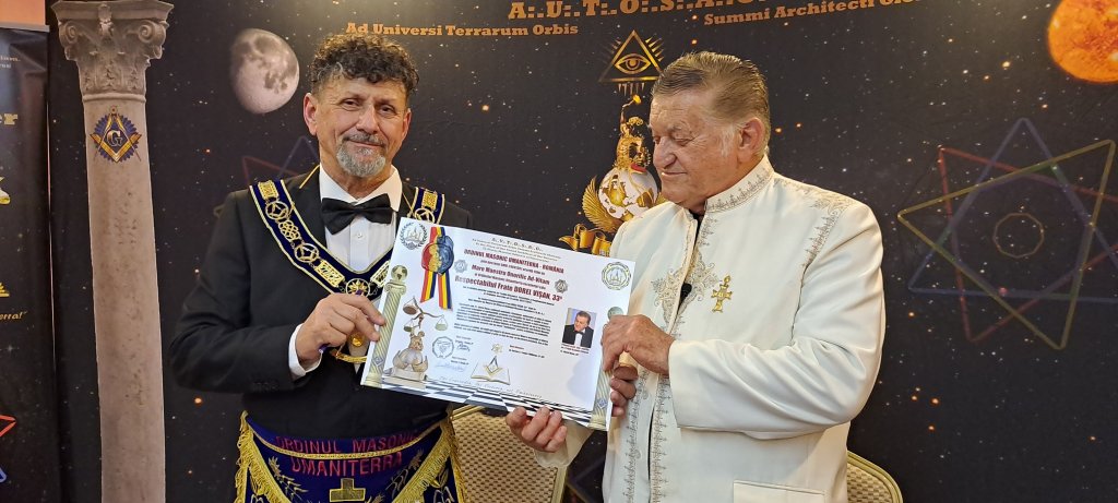 După excursia la Moscova, actorul Dorel Vișan, premiat de Masonerie în Cluj-Napoca: "Arhanghel al spiritualității"