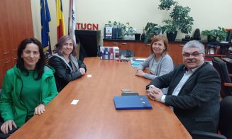 Reprezentanți de la Universitatea din Podgorica, Muntenegru, în vizita la UTCN