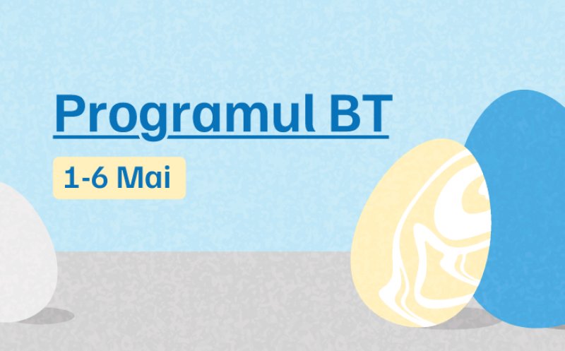 Programul BT pentru minivacanța de 1 mai și Paște. Cum funcționează unitățile Băncii Transilvania între 1-6 mai