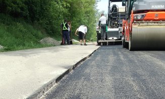 Reparații pe un nou drum județean din Cluj. Se lucrează pe un sector de 20 de km