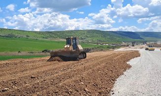 Stadiul lucrărilor la Drumul Expres din Cluj, legătura A3 - DN1 - Tureni / Peste 280 de muncitori mobilizați