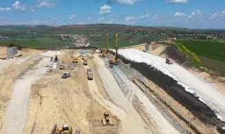 Stadiul lucrărilor la Drumul Expres din Cluj, legătura A3 - DN1 - Tureni / Peste 280 de muncitori mobilizați