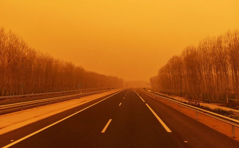 Nou val de praf saharian deasupra României. Vestul și sud-vestul țării, cele mai afectate zone