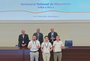 Studenții Facultății de Autovehicule Rutiere, Mecatronică și Mecanică (UTCN) au obținut rezultate remarcabile la Olimpiada Națională de Mecanisme