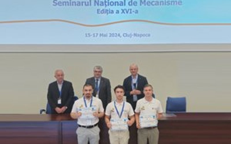 Studenții Facultății de Autovehicule Rutiere, Mecatronică și Mecanică (UTCN) au obținut rezultate remarcabile la Olimpiada Națională de Mecanisme