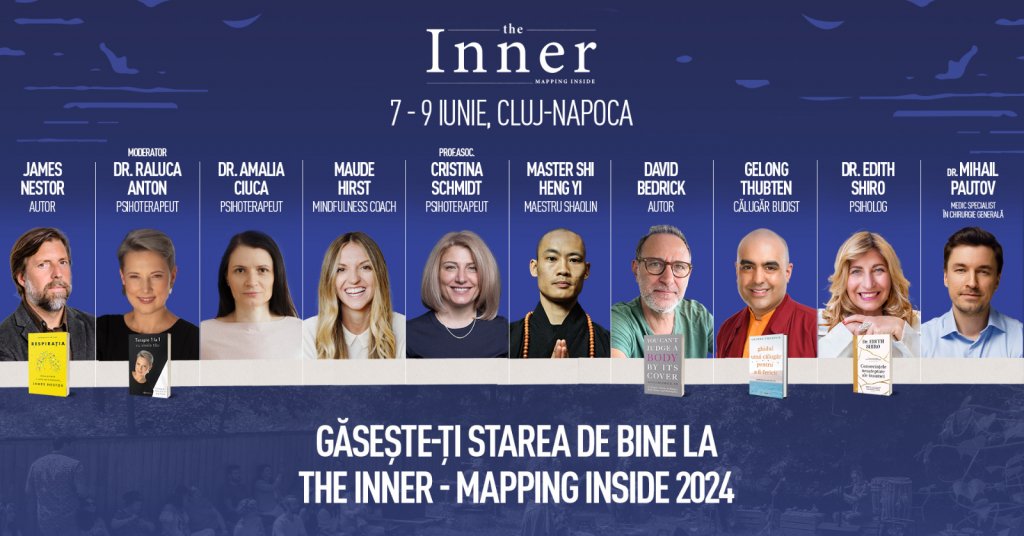 Mai sunt două săptămâni până la The Inner - Mapping Inside. LISTA speakerilor invitați