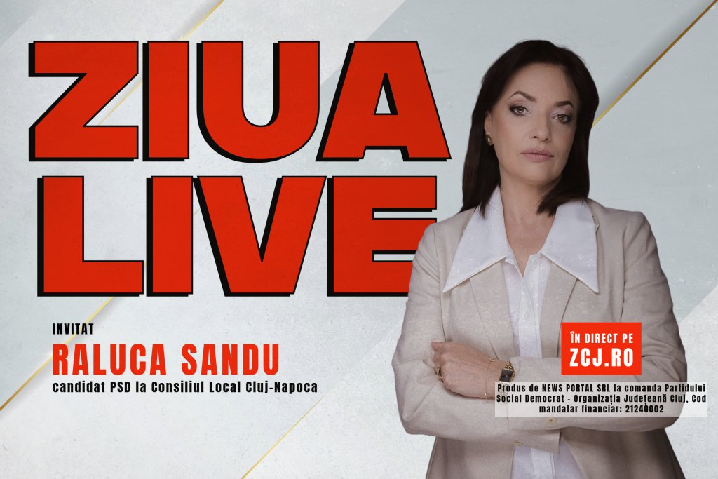 Raluca Sandu, invitată la ZIUA LIVE