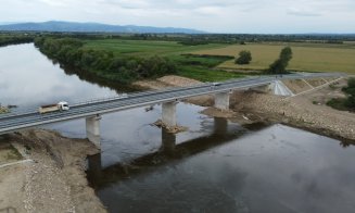 Inaugurare electorală: Pod peste Someş fără drumuri de acces