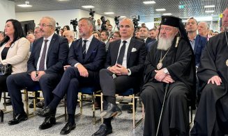 Noul terminal de la Aeroportul Cluj, inaugurat în prezența premierului Marcel Ciolacu. Sunt prezenți și Ciucă, Grideanu, Bode și alte oficialități de 