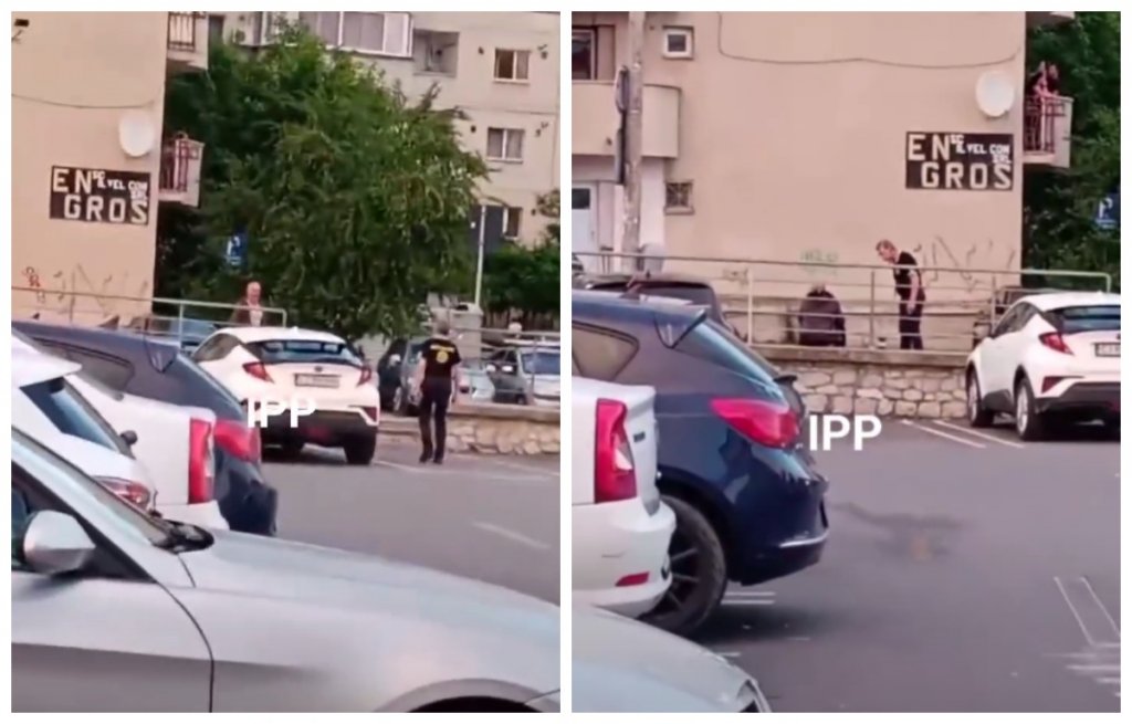 Incident șocant la Kaufland Mănăștur. Un bărbat a fost agresat de un agent de pază și stropit cu spray lacrimogen