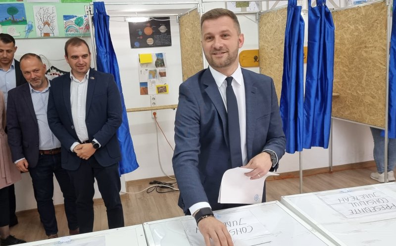 Bogdan Pivariu, candidat la Primăria Florești: ''Am votat viitorul european al fetiței mele la ea acasă"