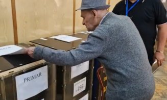 Un veteran de război de 108 ani din Cluj, probabil cel mai vârstnic alegător din țară, a ieșit la vot