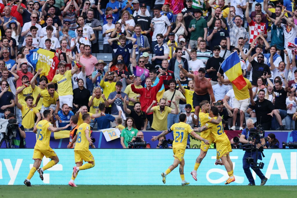 România, debut de vis la EURO 2024. Naționala învinge Ucraina cu 3-0