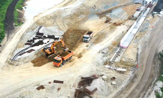 Stadiul lucrărilor la Drumul Expres Turda – Tureni a ajuns la 40%