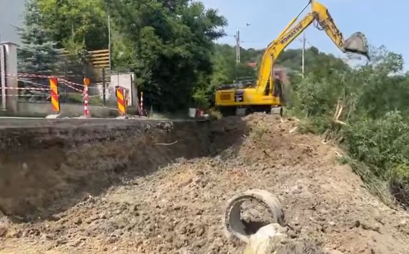 Au început lucrările de consolidare la strada Uliului din Cluj-Napoca. Cât timp vor dura