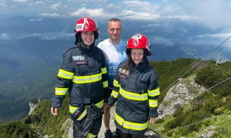 Pompierii clujeni, la concursul național Scări pe Toaca: „Au reușit să termine probele cu brio”
