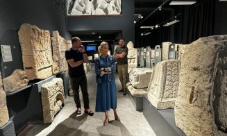 Raluca Turcan a fost la Cluj și a vizitat Lapidariul de la Muzeul de Istorie