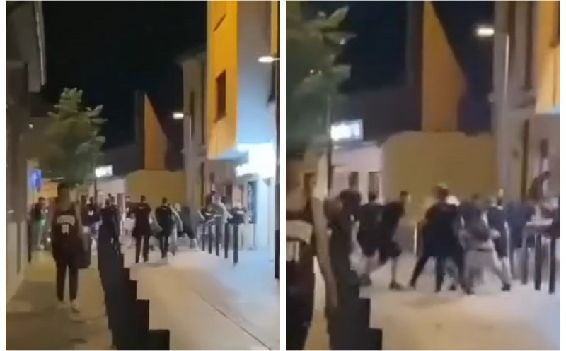Incident violent în centrul Clujului. Mai mulți suporteri ai naționalei României și-au împărțit pumni și picioare