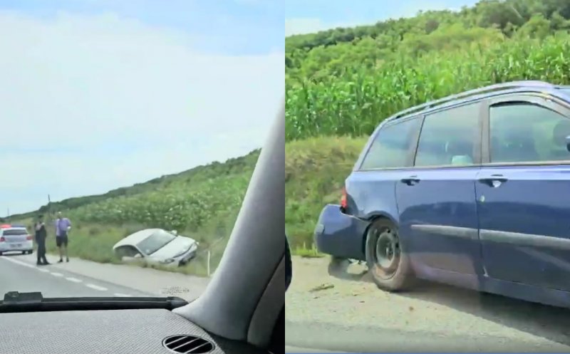 Accident în județul Cluj: O șoferiță de 68 de ani a adormit la volan și a provocat un accident / Femeia a ajuns la spital