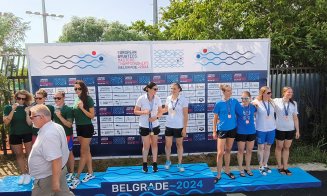 Salbă de medalii pentru "Universitatea" Cluj la europenele de nataţie Masters / 4 medalii de AUR inclusiv la categoria de vârstă 80-84 de an