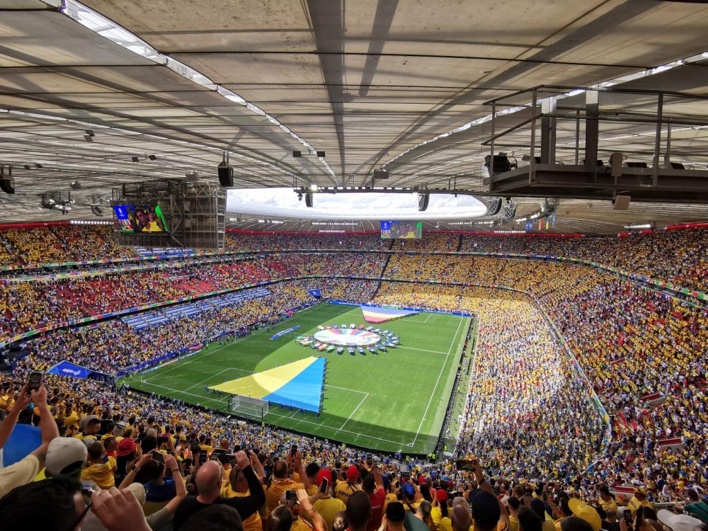 România, în topul țărilor cu cei mai mulți spectatori în tribune la EURO 2024