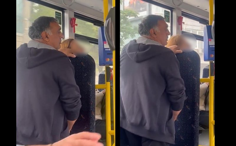 Bărbatul care a făcut gesturi obscene într-un autobuz din Cluj-Napoca, căutat de poliție