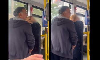 Bărbatul care a făcut gesturi obscene într-un autobuz din Cluj-Napoca, căutat de poliție