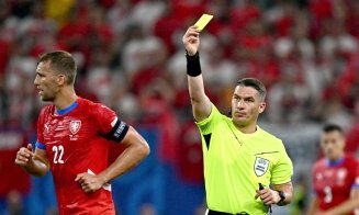 20 de cartonașe într-un singur meci la EURO 2024 / RECORD absolut stabilit de un arbitru român