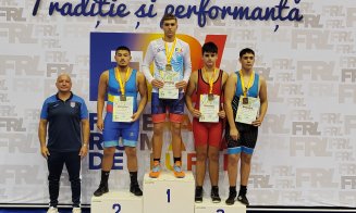CSM Cluj, locul 1 pe ţară, cu 4 medalii de aur şi una de argint la Campionatul Național Invididual U15 de lupte