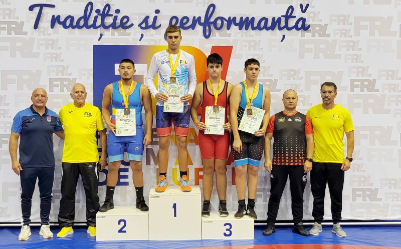 CSM Cluj, locul 1 pe ţară la lupte, cu 4 medalii de aur şi una de argint la Campionatul Național Invididual U15