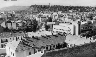 Cluj la mijlocul anilor 1950, vedere aeriană