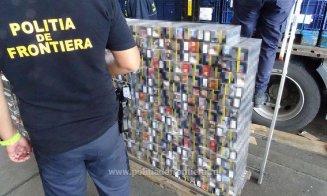 Captură la vamă. Polițiștii au confiscat țigări de contrabandă în valoare de aproape 150.000 lei