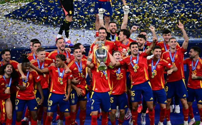 EURO 2024. Spania e din nou campioana Europei, pentru a patra oară în istorie