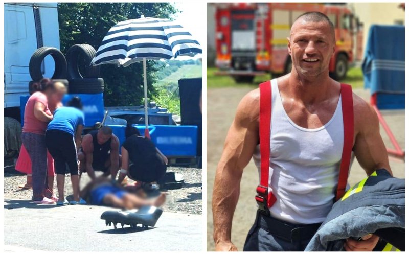 Curaj și devotament: Un pompier voluntar aflat în timpul liber a salvat viața bărbatului rănit într-un accident cu ATV-ul, în Cluj