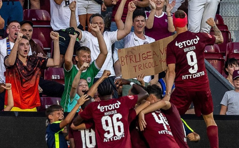 CFR Cluj dispută astăzi "Derby-ul feroviar" împotriva Rapidului