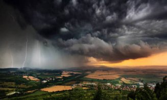 Vine FURTUNA! Atenționare COD GALBEN de ploi, descărcări electrice și vijelii în mai multe localități din Cluj