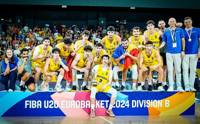 România a câștigat Campionatul European de Baschet U20 – Divizia B. "Studenții" Lăpuște și Șomăcescu, printre protagoniști