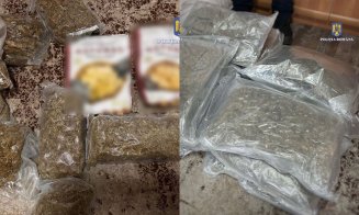 Dealer prins în flagrant în timp ce vindea un kilogram de "cristal" în Cluj-Napoca. Ce au descoperit mascații la locuința acestuia