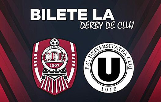 Bilete la DERBY-ul Clujului: CFR și ”U” joacă duminică / Propunerea clubului din Gruia pentru biletele din peluza oaspeților