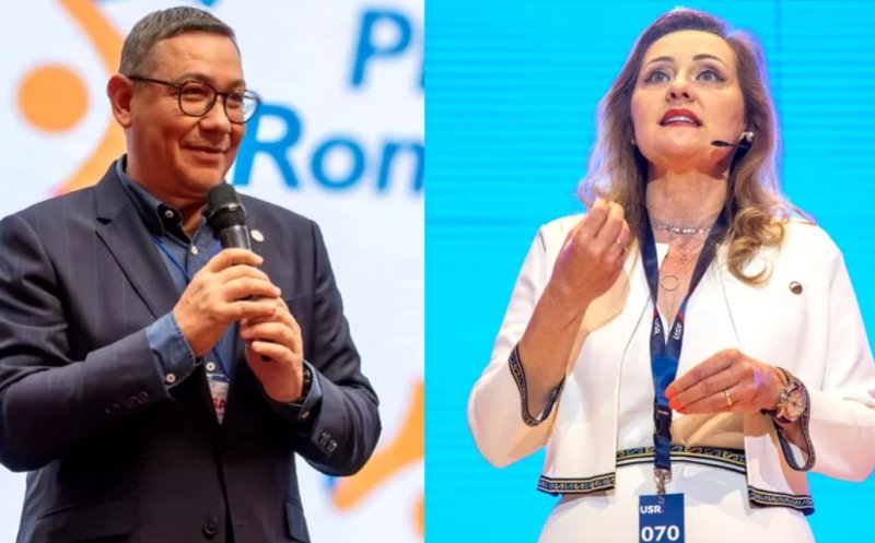 Scandal între Victor Ponta și Elena Lasconi: „Continuă blestemul Elenelor” vs „Îşi doreşte o mângâiere pe cap din partea domnului Ciolacu”