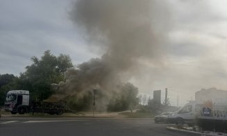 Incendiu în apropierea unei benzinării din Grigorescu. De la ce a pornit totul