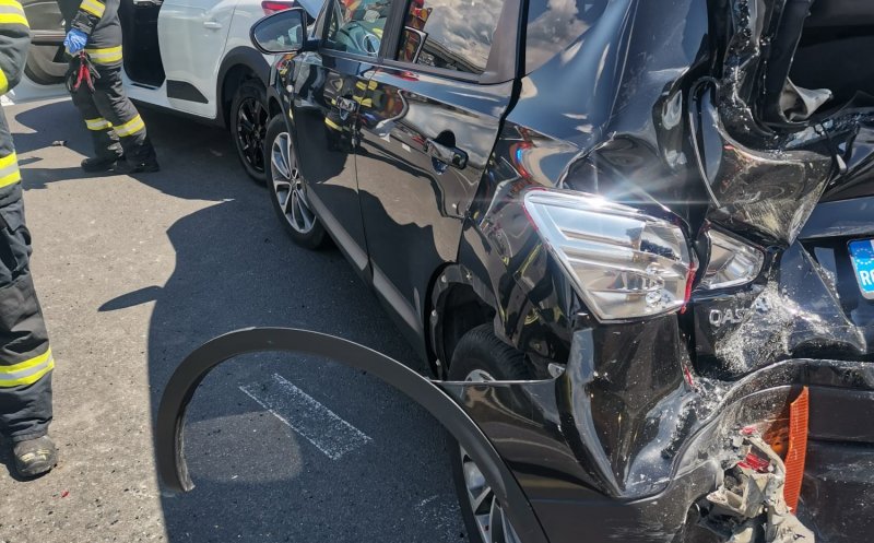 Accident rutier petrecut pe strada Traian Vuia