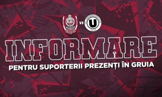 CFR Cluj - U Cluj, derby-ul etapei 4 în Superligă / Reguli de acces pe stadion