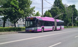Începând cu data de 13 august, se suspendă temporar circulația troleibuzelor pe liniile 5 și 8
