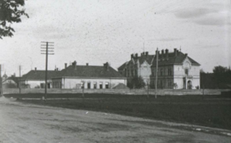 O stradă din Grigorescu, în 1910. Clădirile există și astăzi