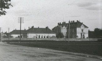 O stradă din Grigorescu, în 1910. Clădirile există și astăzi